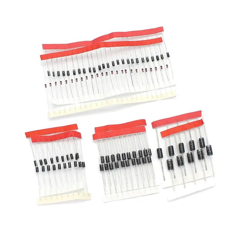 Recovery Power Rectifier Diode kit set 100pcs/lot Rectifier Diode set pack 1N4148 1N4007 1N5819 1N5399 1N5408 1N5822 FR107 FR207 diy assorted kit Swinto Mart