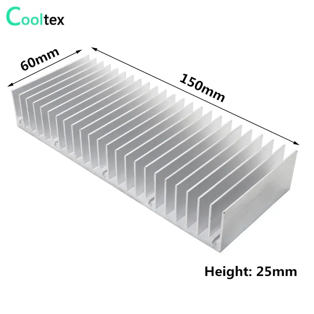 Radiator Aluminum Heatsink Extruded Heat sink for LED Electronic CHIP Heat Dissipation Cooling Cooler Swinto Mart