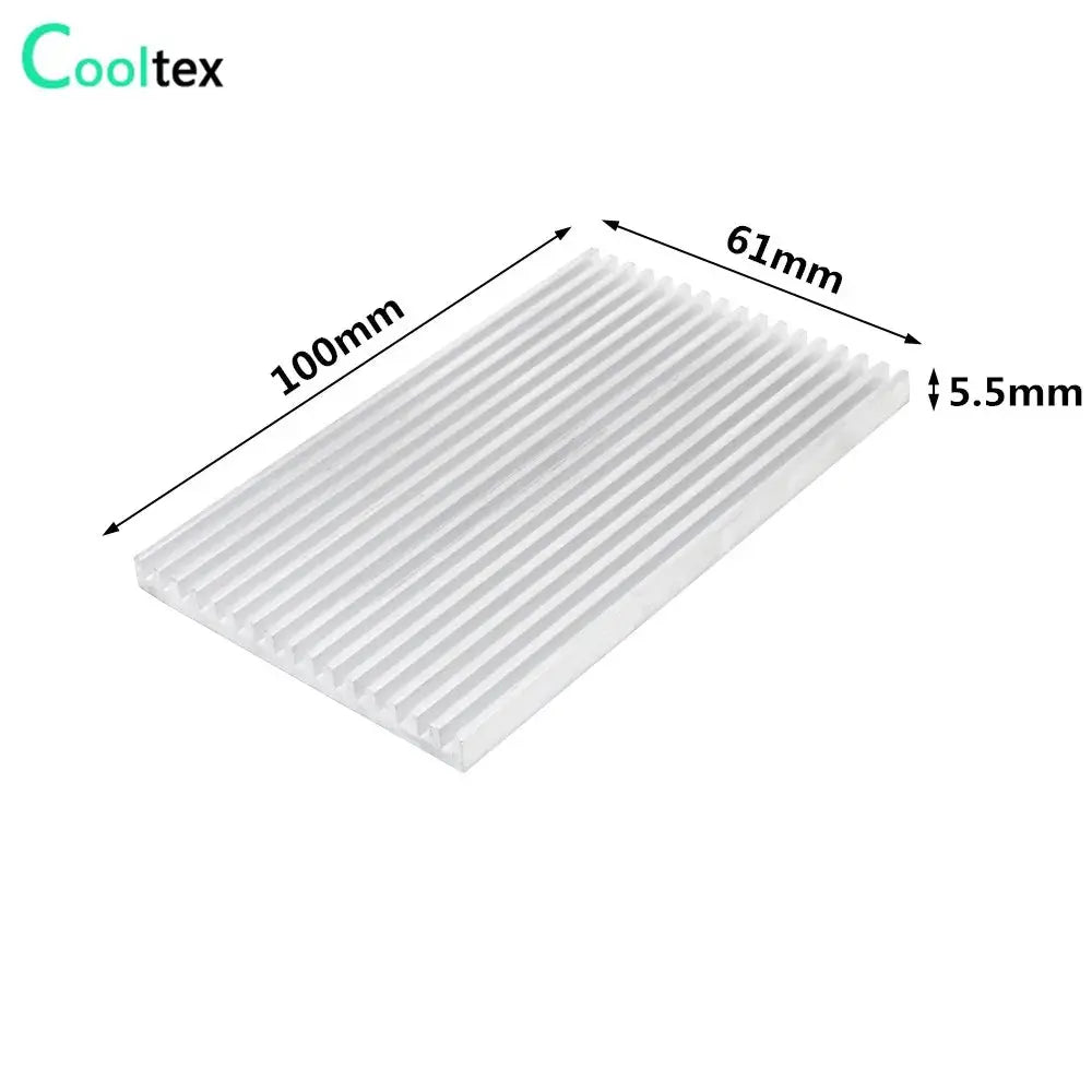 Radiator Aluminum Heatsink Extruded Heat sink for LED Electronic CHIP Heat Dissipation Cooling Cooler Swinto Mart