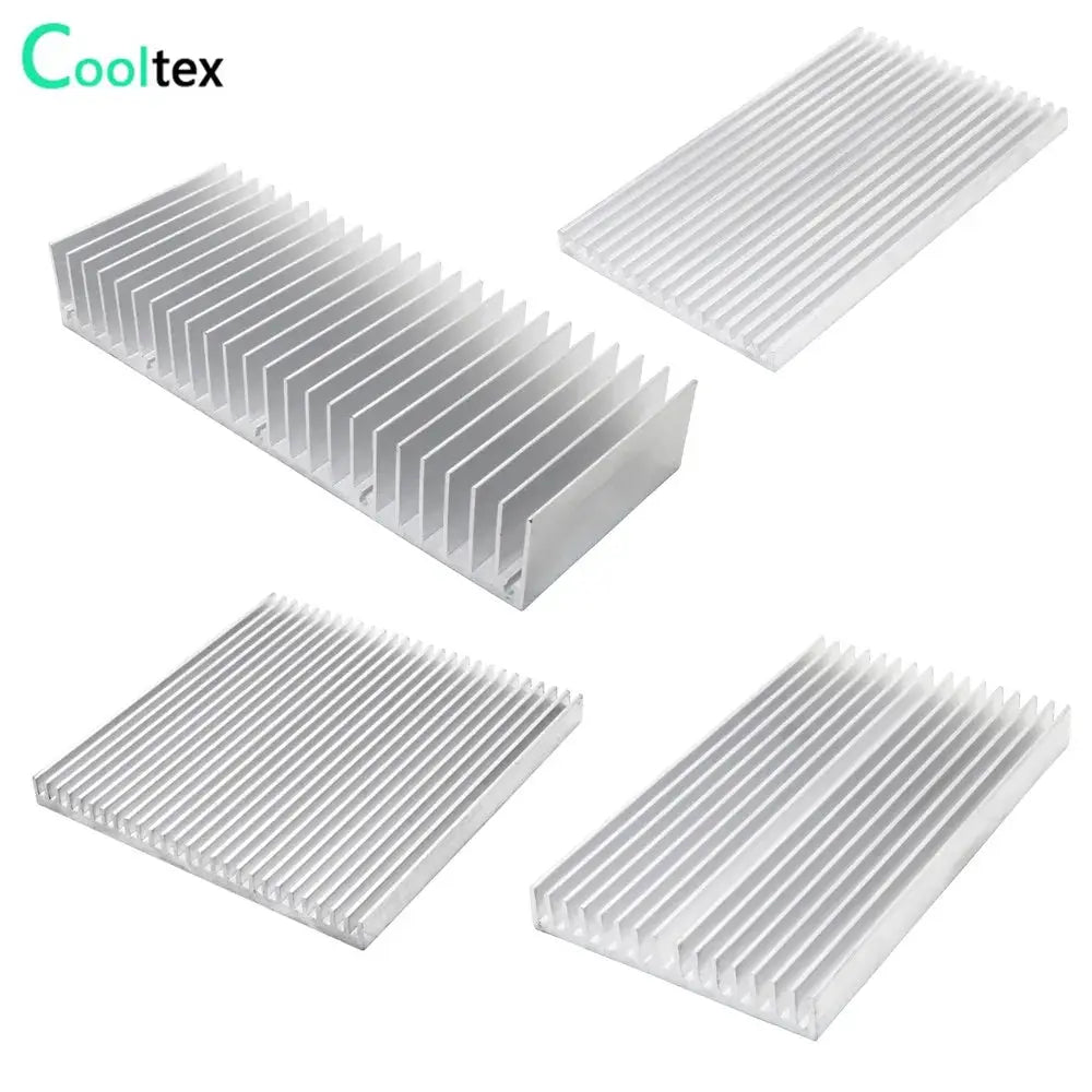 Radiator Aluminum Heatsink Extruded Heat sink for LED Electronic CHIP Heat Dissipation Cooling Cooler Swinto Mart